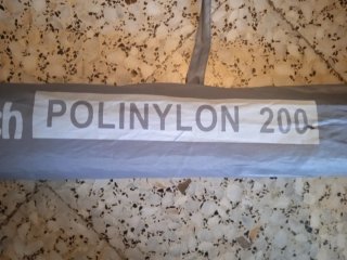 Parasol Safari Beach Polinylon 200 Gris