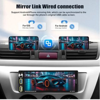 Radio Pantalla 1 Din Carplay Android Auto