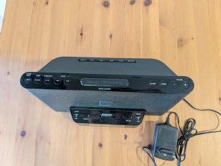 Sony ICF-DS15iP Sistema Audio Negro