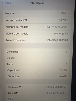 iPad 7ª Gen Grigio/Argento