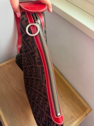 Borsa Fendi Zucca Marrone e Rossa