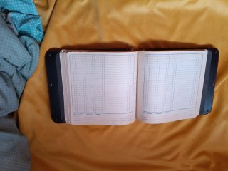 Libro Contabilidad Antiguo con Llave