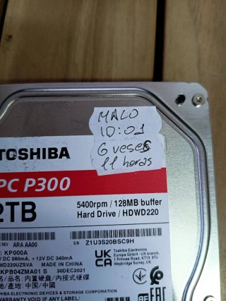 Toshiba P300 - Disco Duro Interno de 2 TB, 3.5"