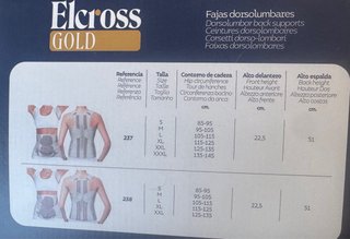 Faja Dorsolumbar Beige/Marrón Talla Única