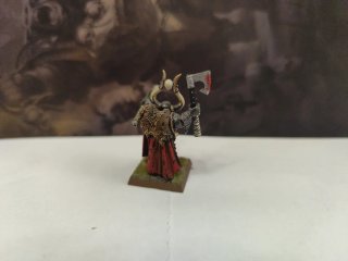 Miniatura Campeón del Caos Warhammer the old world