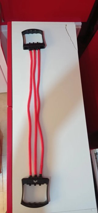 Crivit Extensor Elástico Rojo
