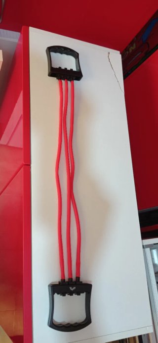 Crivit Extensor Elástico Rojo