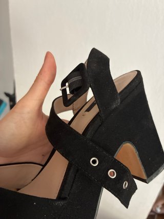 Sandalias de plataforma negras