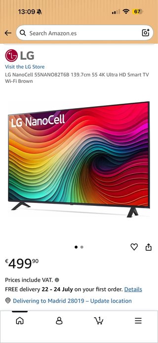 TV LG 4K UHD NanoCell