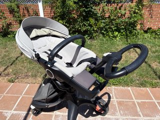 Carro Bebé Stokke Explory V5 Gris Melange completo