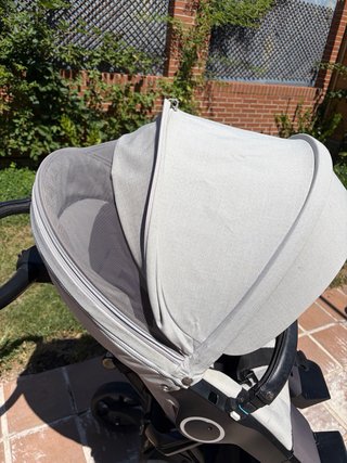 Carro Bebé Stokke Explory V5 Gris Melange completo