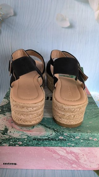 Sandalias Mustang Plataforma Estrellas Talla 39
