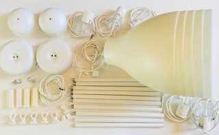 Lámparas Melodi Ikea y soportes para combinar