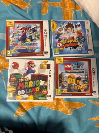 Lote 4 Giochi Nintendo 3DS