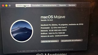 MacBook Pro 2015 Plata