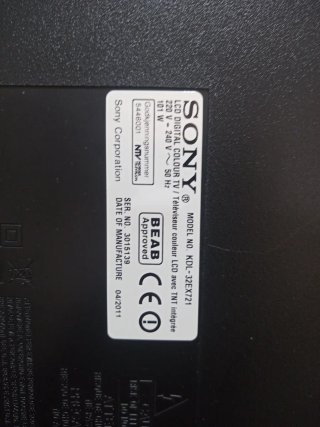 Sony KDL-32EX721 MAINS 883-753-32cn2903