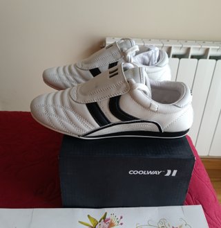 Zapatillas COOLWAY Piel Blancas Talla 38