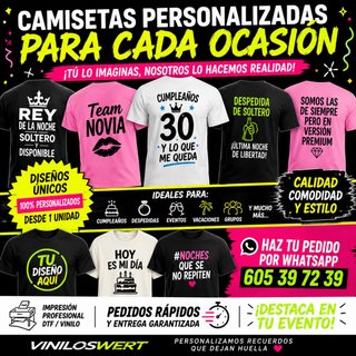 Camisetas Personalizadas para Eventos