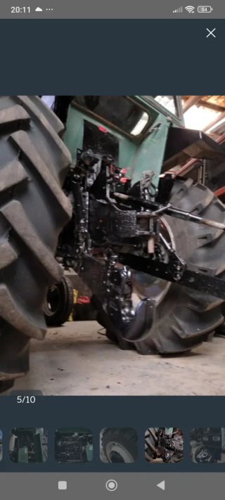 Tractor Fiat Agrifull 80E Ruedas Nuevas. 169cm ITV