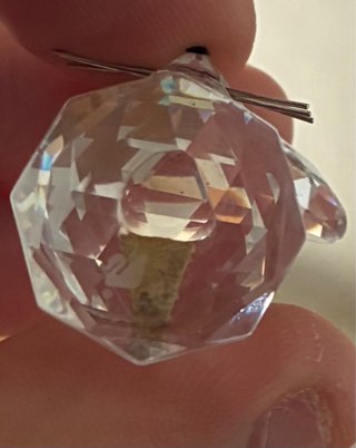 Topolino Swarovski con coda in corda