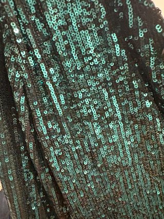Vestido fiesta Juan BernalS/36/8 negro y verde