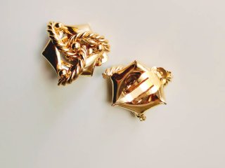Pendientes vintage dorados