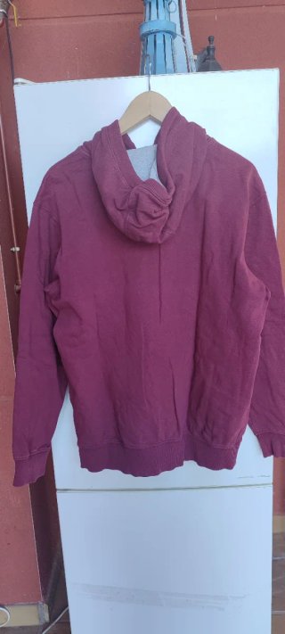 Sudadera Vans granate con logo