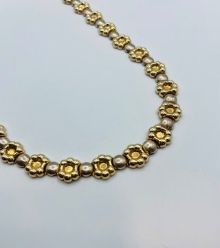 Gargantilla Oro 18K Flor 39.08g