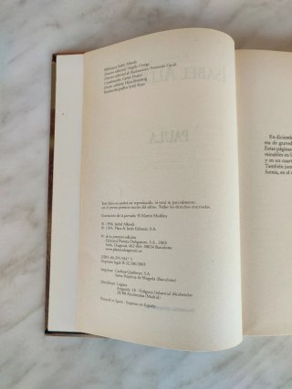 Isabel Allende Paula