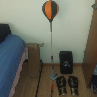 Juego de guantes de boxeo