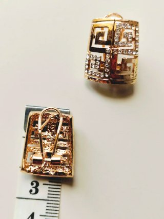 Pendientes Vintage Dorados estilo étnico elegante