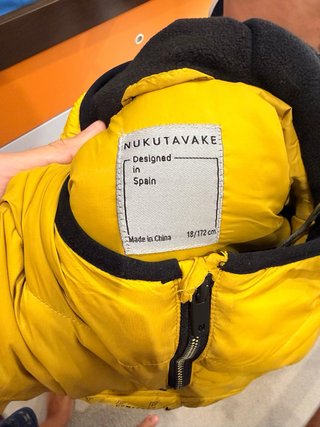 Chaqueta canguro reversible