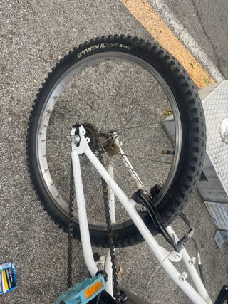 Bicicleta Btwin Blanca