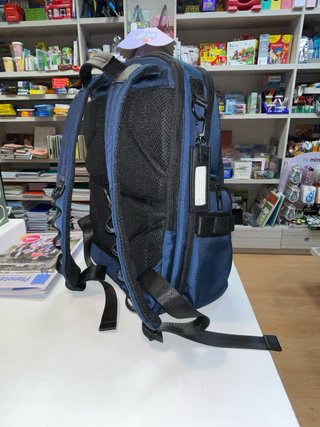 Mochila Best Life Azul Reflectante
