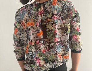 Blusa Stradivarius Estampado Floral