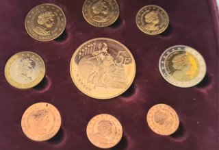 Serie Euro 2002 Inghilterra BU UNC Cofanetto