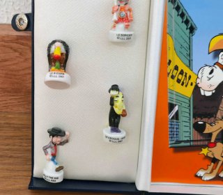 ESTUCHE DE LUJO: Figuras porcelana Lucky Luke