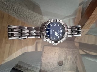 Reloj Lotus Azul y Plateado
