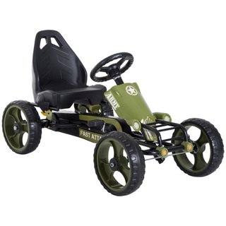 Kart a pedales para niños de 3 a 6 años con asient