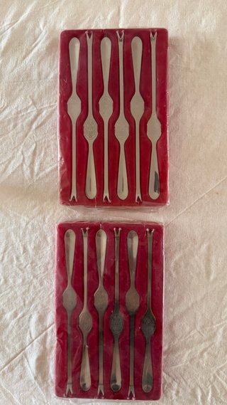 Set cubiertos marisco diseño langosta