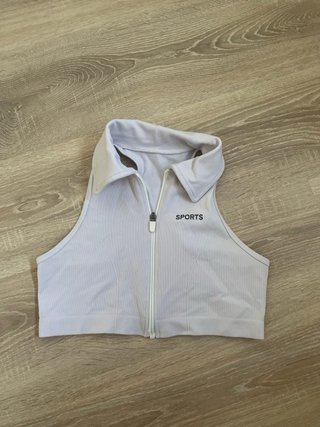 Top deportivo mujer blanco