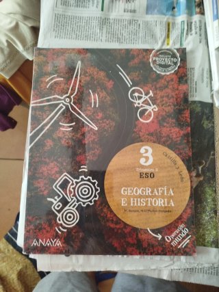 Libros de geografía e historia 3 ESO edit anaya