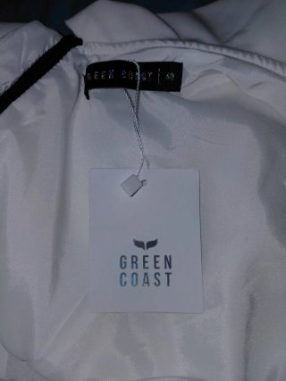 Mono Green Coast blanco y azul oscuro