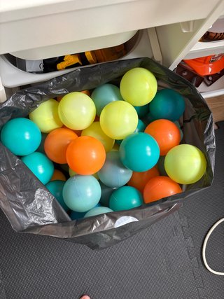 Pelotas para piscina de plástico