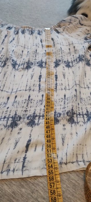 Blusa vintage cuello redondo tie-dye XL / XXL