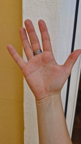 Anillo Rodocrosita Corte Irregular