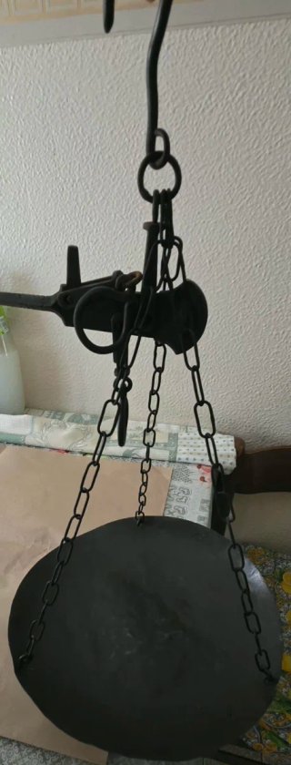 Bilancia stadera in metallo