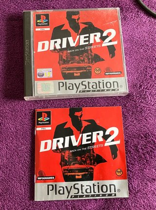 Driver 2 PSX (PlayStation) con manual