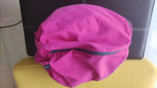 Pouf in tessuto per esterni, ideale per spiaggia o piscina