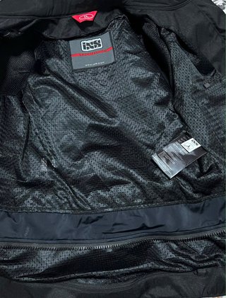 Chaqueta Ixs Moto Negra y Amarilla Talla M